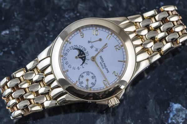 Patek Philippe 5085J Neptune kleine Komplikation Mondphase Gelbgold